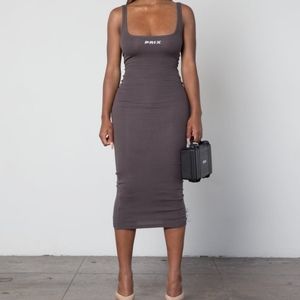 Prix Anna Logo Midi Dress